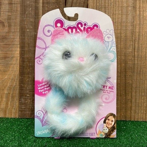 Pomsies: Snowball Plush Wearable Interactive Toy - Picture 1 of 6
